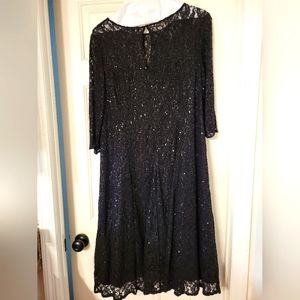 S&L Fashion sequined lace cocktail dress.